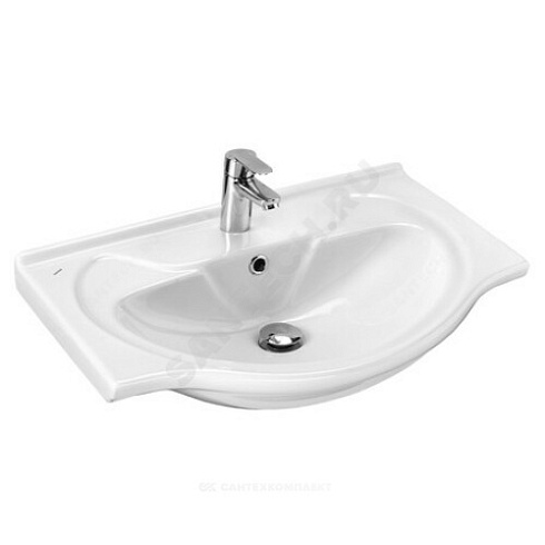 Умывальник мебельный Байкал 65 белый Santek 1.WH10.9.651 купить в интернет-магазине инженерного оборудования в Санкт-Петербурге