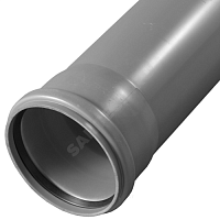 Труба PP-H с раструбом серая OPTIMA Дн 50х1,5 б/нап L=3,0м в/к VALFEX 220500300 купить в интернет-магазине инженерного оборудования в Санкт-Петербурге