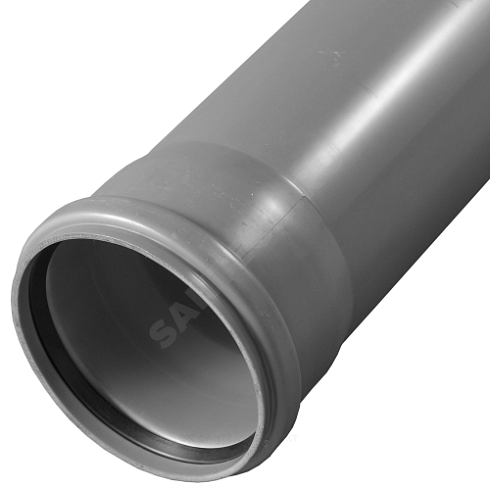 Труба PP-H с раструбом серая OPTIMA Дн 50х1,5 б/нап L=3,0м в/к VALFEX 220500300 купить в интернет-магазине инженерного оборудования в Санкт-Петербурге