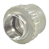 Муфта PP-R комбинированная под ключ серая ВР Дн 50х1 1/2 VALFEX 10134050Г купить в интернет-магазине инженерного оборудования в Санкт-Петербурге