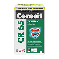 Смесь гидроизоляционная цементная Ceresit CR65, 20 кг купить в интернет-магазине инженерного оборудования в Санкт-Петербурге