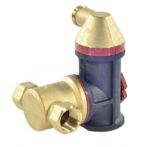 Сепаратор пластик Flamcovent Smart Ду 32 Ру10 G1 1/4 ВР горизонт 1 1/4 Flamco 30004 купить в интернет-магазине инженерного оборудования в Санкт-Петербурге