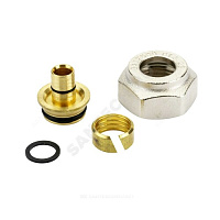 Евроконус для МП труб латунь обжим Дн 20х2,5х3/4 накидная гайка Danfoss 013G4191 купить в интернет-магазине инженерного оборудования в Санкт-Петербурге