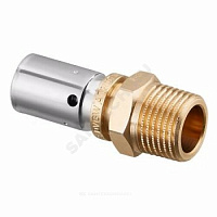 Муфта МП бронза/нерж пресс Дн 20х2,5х3/4 НР Cofit PD Oventrop 1532046 купить в интернет-магазине инженерного оборудования в Санкт-Петербурге