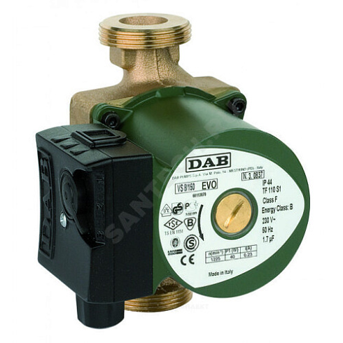 Насос циркуляционный с мокрым ротором VS 16/150 M PN10 1х230В/50Гц DAB 60115297 купить в интернет-магазине инженерного оборудования в Санкт-Петербурге