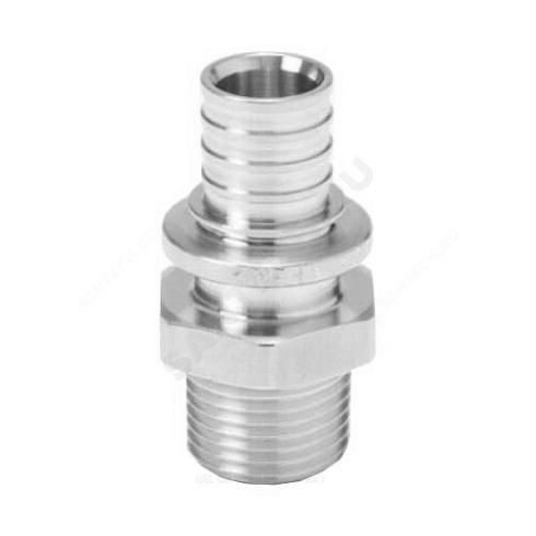 Муфта для PE-X нерж Дн 20х1/2 НР RAUTITAN SX Rehau 11377821001 купить в интернет-магазине инженерного оборудования в Санкт-Петербурге