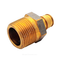 Муфта для PE-X латунь Дн 32х1 НР Q&E Uponor 1047191 купить в интернет-магазине инженерного оборудования в Санкт-Петербурге