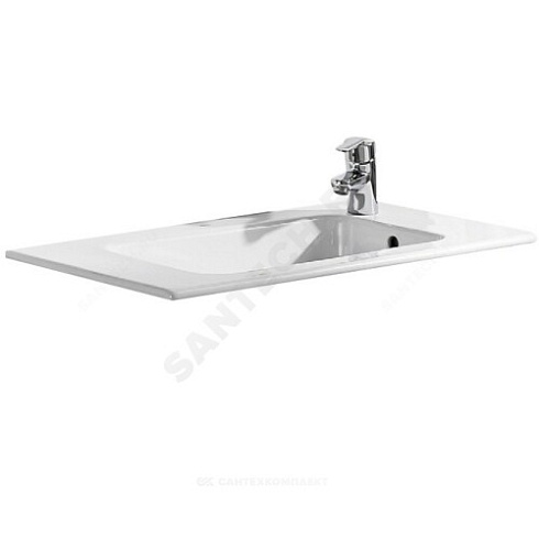 Умывальник мебельный Debba Unik 50 смеситель с правой стороны Roca 32799J00Y купить в интернет-магазине инженерного оборудования в Санкт-Петербурге