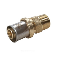 Муфта МП латунь пресс Дн 40х1 1/4 НР RM107 Giacomini RM107Y066 купить в интернет-магазине инженерного оборудования в Санкт-Петербурге