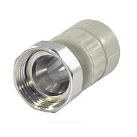 Муфта PP-R комбинированная серая с накидной гайкой Дн 32х1 1/4 VALFEX 10139132Г купить в интернет-магазине инженерного оборудования в Санкт-Петербурге