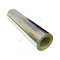Цилиндр навивной минеральная вата ROCKWOOL 100 кашированный фольгой 25/219 L=1м ROCKWOOL 137056 купить в интернет-магазине инженерного оборудования в Санкт-Петербурге