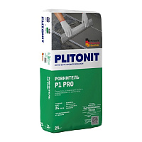 Ровнитель Plitonit Р1-Pro для выравнивания бетонных полов, 25 кг купить в интернет-магазине инженерного оборудования в Санкт-Петербурге