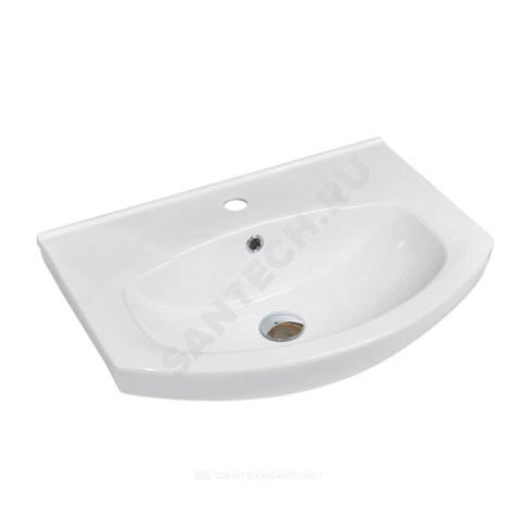 Умывальник мебельный Элеганс 60 белый Rosa (Кировская керамика) купить в интернет-магазине инженерного оборудования в Санкт-Петербурге