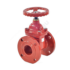 Задвижка чугун 30ч39р аналог МЗВГ обрезиненный клин c гайкой Ду 125 Ру16 Тмакс=150C фл Китай купить в интернет-магазине инженерного оборудования в Санкт-Петербурге