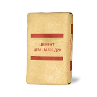Цемент ЦЕМ II/А-Ш 42,5Н, М-500, Д20, 50 кг купить в интернет-магазине инженерного оборудования в Санкт-Петербурге