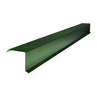 Планка торцевая для металлочерепицы, зеленый мох (RAL 6005), 2 м купить в интернет-магазине инженерного оборудования в Санкт-Петербурге