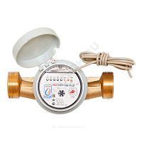 Счётчик г/в и х/в крыльчатый одноструйный Ду 25 Ру16 90С L=160мм резьба импульсный В/К ЭКО НОМ СВДГ25-001 купить в интернет-магазине инженерного оборудования в Санкт-Петербурге
