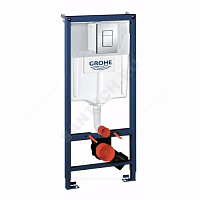 Инсталляция для подвесного унитаза Rapid SL с кнопкой смыва Skate Cosmopolitan Grohe 38772001 купить в интернет-магазине инженерного оборудования в Санкт-Петербурге