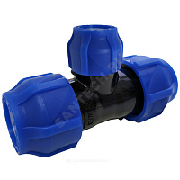 Тройник компрессионная ПЭ переходной Дн 63х50 Ру16 VALFEX 1210012635063 купить в интернет-магазине инженерного оборудования в Санкт-Петербурге