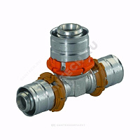 Тройник переходной МП латунь пресс Дн 20х20х16 S-PRESS PLUS Uponor 1070569 (1014970) купить в интернет-магазине инженерного оборудования в Санкт-Петербурге