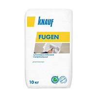 Шпаклевка гипсовая Knauf Fugen универсальная, 10 кг купить в интернет-магазине инженерного оборудования в Санкт-Петербурге