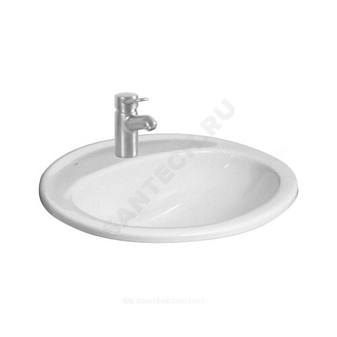 Умывальник врезной Adora 56 без отверстия п/смес белый Roca 327203000 купить в интернет-магазине инженерного оборудования в Санкт-Петербурге