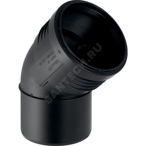 Отвод PP-MD бесшумный Silent-PP Дн 160х45гр б/нап в/к Geberit 390.722.14.1 купить в интернет-магазине инженерного оборудования в Санкт-Петербурге
