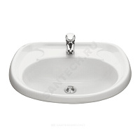 Умывальник подвесной Воротынский 57 белый Santeri 1.3111.7.S00.10B.0 . купить в интернет-магазине инженерного оборудования в Санкт-Петербурге