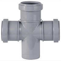 Крестовина PP-H 1-плоскостная серый Дн 50х50х50х87гр б/нап в/к VALFEX 27205050 купить в интернет-магазине инженерного оборудования в Санкт-Петербурге