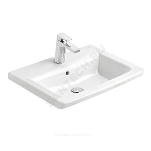 Умывальник мебельный The Gap Unik 60 белый Roca 327472000 купить в интернет-магазине инженерного оборудования в Санкт-Петербурге