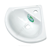 Умывальник угловой подвесной Радиан 48 белый Santeri 1.3130.9.S00.10B.0 купить в интернет-магазине инженерного оборудования в Санкт-Петербурге