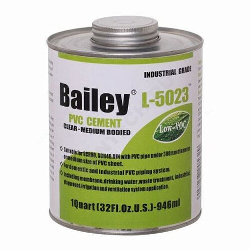 Клей для труб ПВХ 4000мл Bailey купить в интернет-магазине инженерного оборудования в Санкт-Петербурге