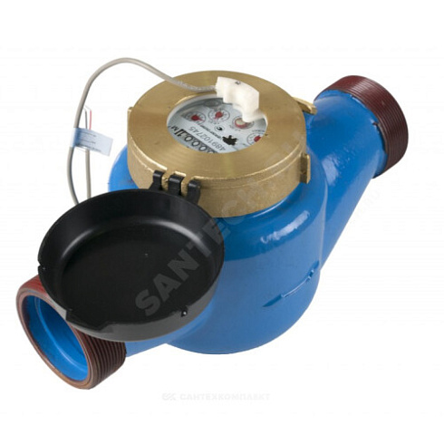 Счётчик х/в крыльчатый многоструйный Ду 50 Ру16 40С L=300мм резьба импульсный В/К ВКМ М ДГ2 Декаст 71-50-09 купить в интернет-магазине инженерного оборудования в Санкт-Петербурге