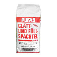 Шпаклевка гипсовая Pufas N3 Glatt und Fullspachtel, 20 кг купить в интернет-магазине инженерного оборудования в Санкт-Петербурге