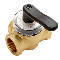 Клапан регулирующий латунь HRB3 поворотный Ду 40 Ру10 ВР Rp1 1/2 Kvs=25м3/ч Danfoss 065Z0409 купить в интернет-магазине инженерного оборудования в Санкт-Петербурге