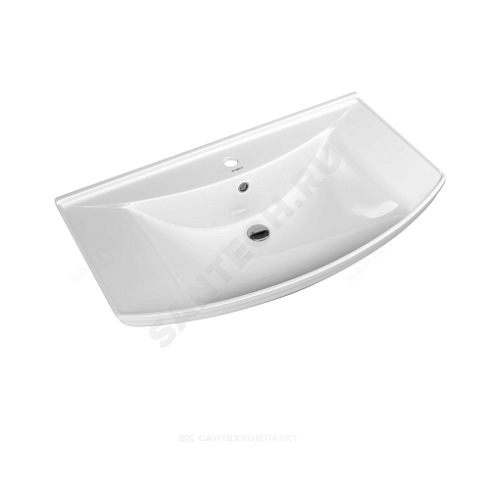 Умывальник мебельный Стиль 85 белый Kirovit (Кировская керамика) купить в интернет-магазине инженерного оборудования в Санкт-Петербурге