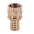 Муфта для PE-X бронза Дн 20х1/2 ВР RAUTITAN RX+ Rehau 14563281001 (13660681001) купить в интернет-магазине инженерного оборудования в Санкт-Петербурге