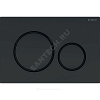 Кнопка для инсталляции Sigma 20 черный матовый/черный Geberit 115.882.16.1 купить в интернет-магазине инженерного оборудования в Санкт-Петербурге