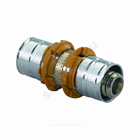 Муфта МП латунь пресс Дн 25 S-PRESS PLUS Uponor 1070549 купить в интернет-магазине инженерного оборудования в Санкт-Петербурге