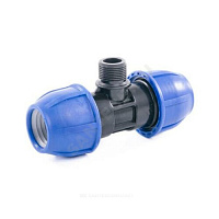 Тройник компрессионная ПЭ НР Дн 20х1/2х20 Ру16 VALFEX 1210022001220 купить в интернет-магазине инженерного оборудования в Санкт-Петербурге