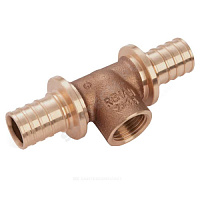 Тройник для PE-X бронза Дн 32х3/4х32 ВР RAUTITAN RX+ Rehau 14562971001 купить в интернет-магазине инженерного оборудования в Санкт-Петербурге