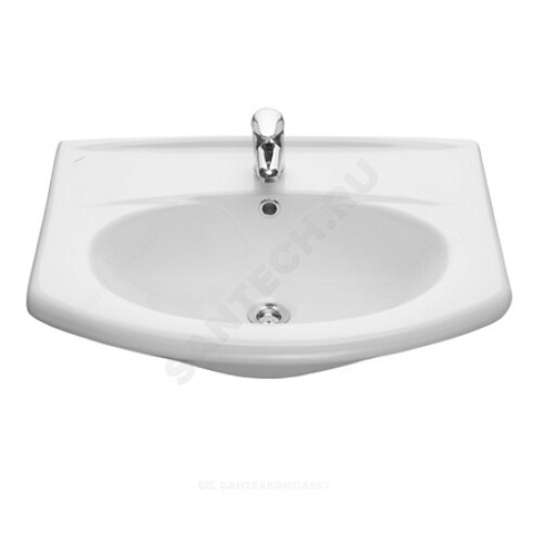 Умывальник мебельный Новая Грань 64 белый Santeri 1.3120.7.S00.11B.0 купить в интернет-магазине инженерного оборудования в Санкт-Петербурге