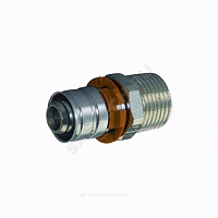 Муфта МП латунь пресс Дн 32х1 1/4 Ру10 НР S-PRESS PLUS Uponor 1070510 (1014613) купить в интернет-магазине инженерного оборудования в Санкт-Петербурге