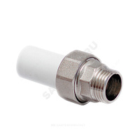 Муфта трубная PP-R комбинированная разъемная белая НР Дн 40х1 1/4 Ру25 VALFEX 10158032 купить в интернет-магазине инженерного оборудования в Санкт-Петербурге