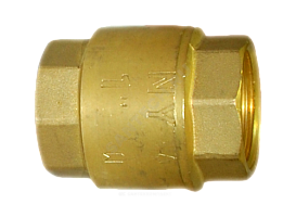 Клапан обратный латунь осевой NY 10.3 Ду 32 Ру16 ВР 1 1/4 диск латунь Standard Hidraulica HF01B453061 купить в интернет-магазине инженерного оборудования в Санкт-Петербурге