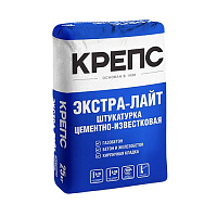 Штукатурка Крепс Экстра Лайт, 25 кг купить в интернет-магазине инженерного оборудования в Санкт-Петербурге