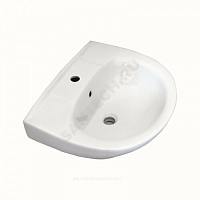 Умывальник подвесной Антей 55 УмОв2Ф с переливом Лобненский стройфарфор 10/1/5/1-76 купить в интернет-магазине инженерного оборудования в Санкт-Петербурге