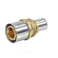 Муфта переходная МП/PE-X латунь пресс Дн 20х16 RM103 Giacomini RM103Y010 купить в интернет-магазине инженерного оборудования в Санкт-Петербурге