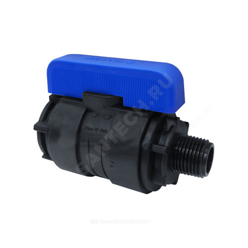 Кран шаровой компрессионный НР/ВР Ду 16 1/2x1/2 Ру16 VALFEX 1210016012012 купить в интернет-магазине инженерного оборудования в Санкт-Петербурге