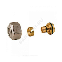Переходник МП латунь обжим Дн 16х1,5х18 R179 Giacomini R179X077 купить в интернет-магазине инженерного оборудования в Санкт-Петербурге